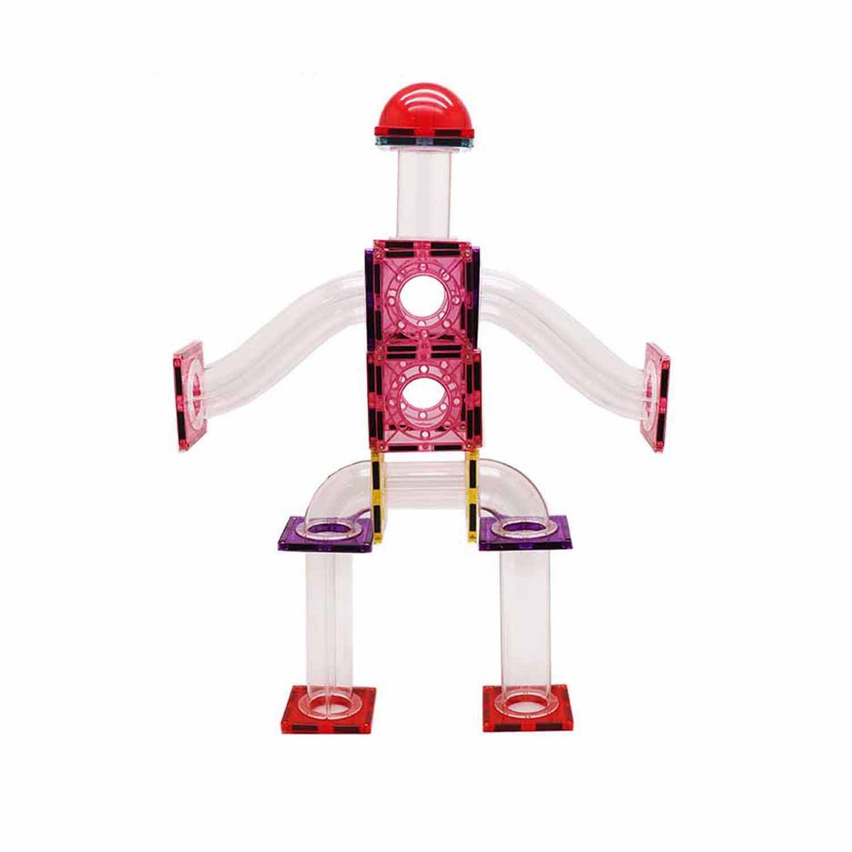 MAGNESCAPE - Juguete Bloques Magnéticos de Construcción - 160 Piezas