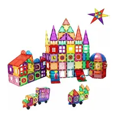 MAGNESCAPE - Juguete Bloques Magnéticos de Construcción - 168 Piezas