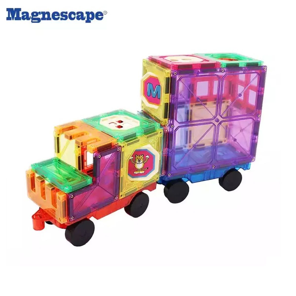 MAGNESCAPE - Juguete Bloques Magnéticos de Construcción - 168 Piezas