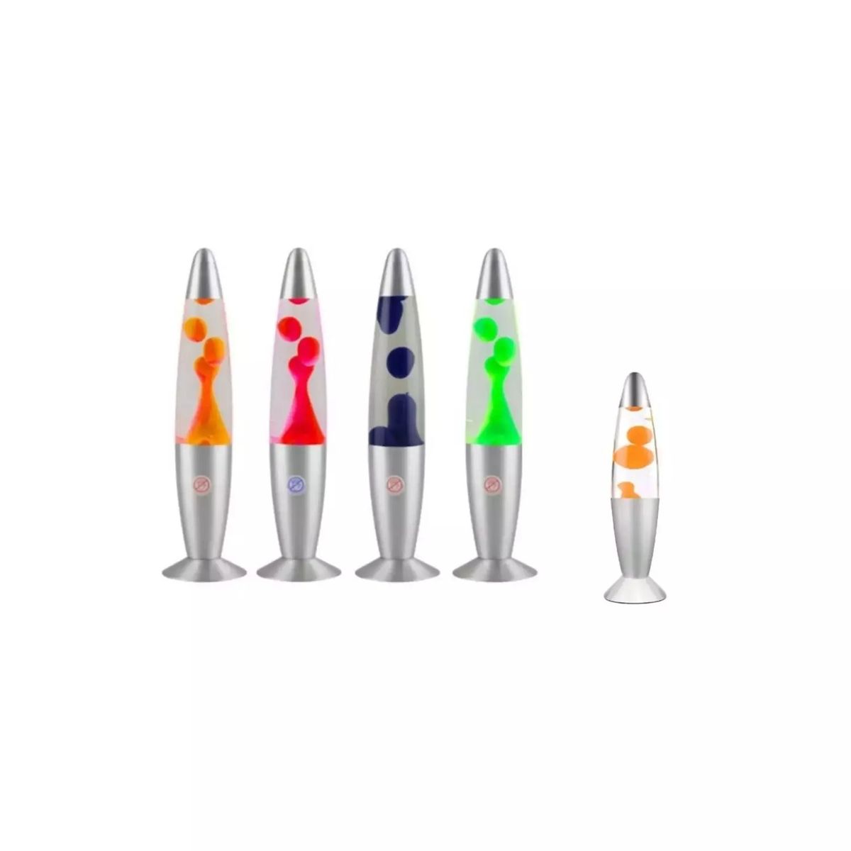 GENERICO - Lampara Lava Luz Led Decoración 41 Cm