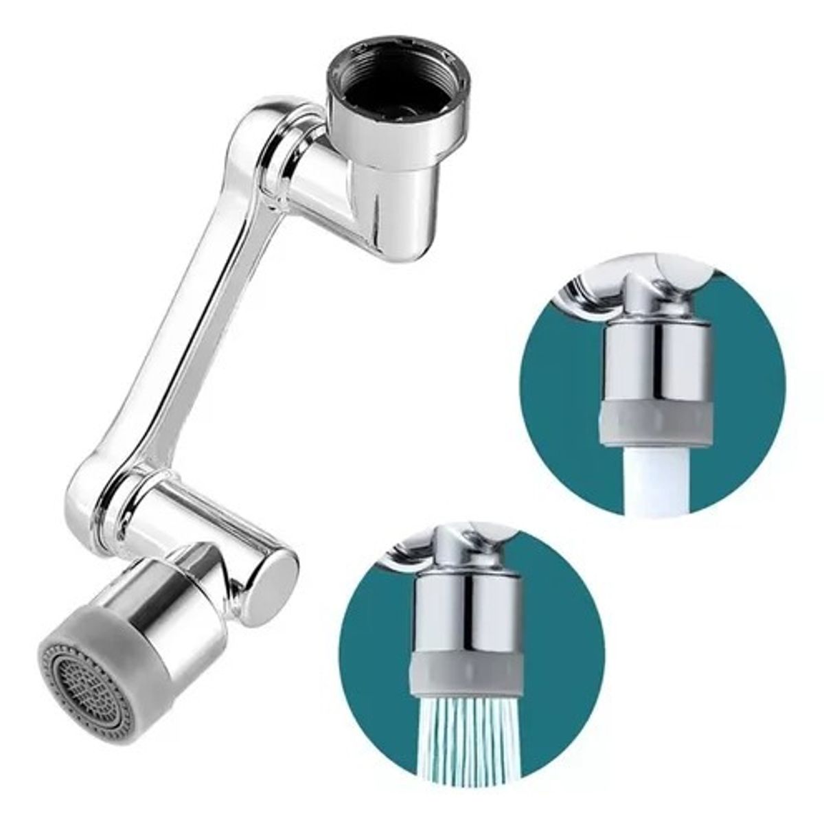 GENERICO - Extensor Plástico Pulverizador De Grifo Giratorio 360°