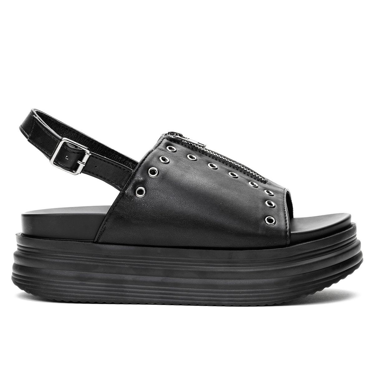 CHINITOWN - Sandalia Mujer Negro Chantelle Chinitown