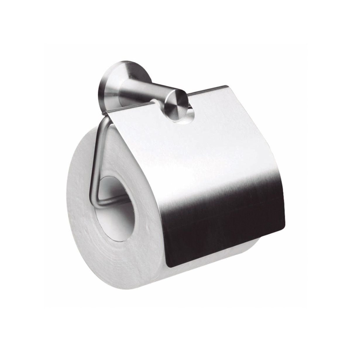 TAUMM - Porta Rollo Papel Higiénico Con Tapa De Acero Inoxidable TAUMM