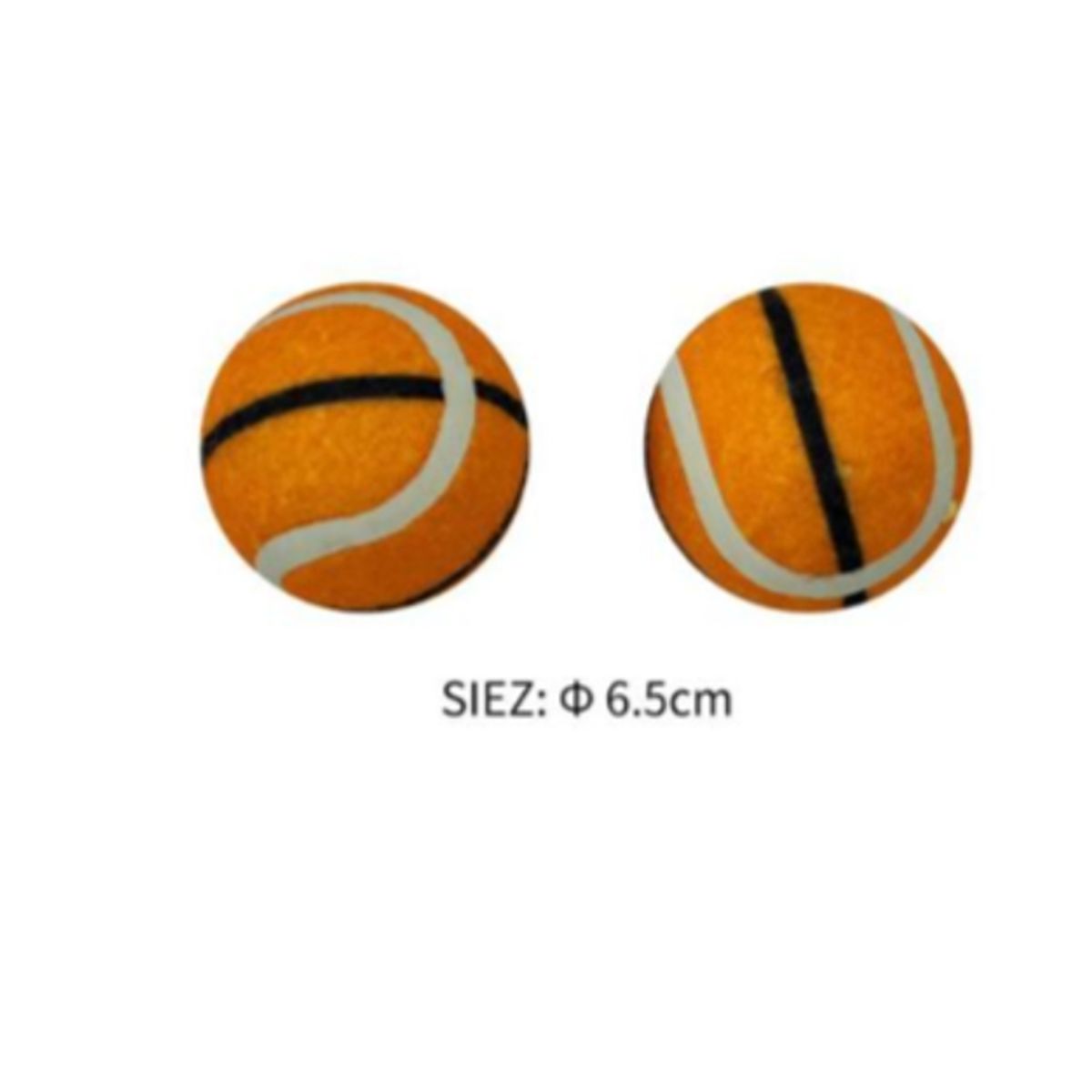 GENERICO - Pelota Juguete Para Perros Naranja  6cm