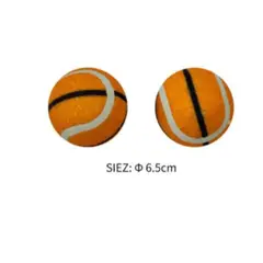 GENERICO - Pelota Juguete Para Perros Naranja 6cm
