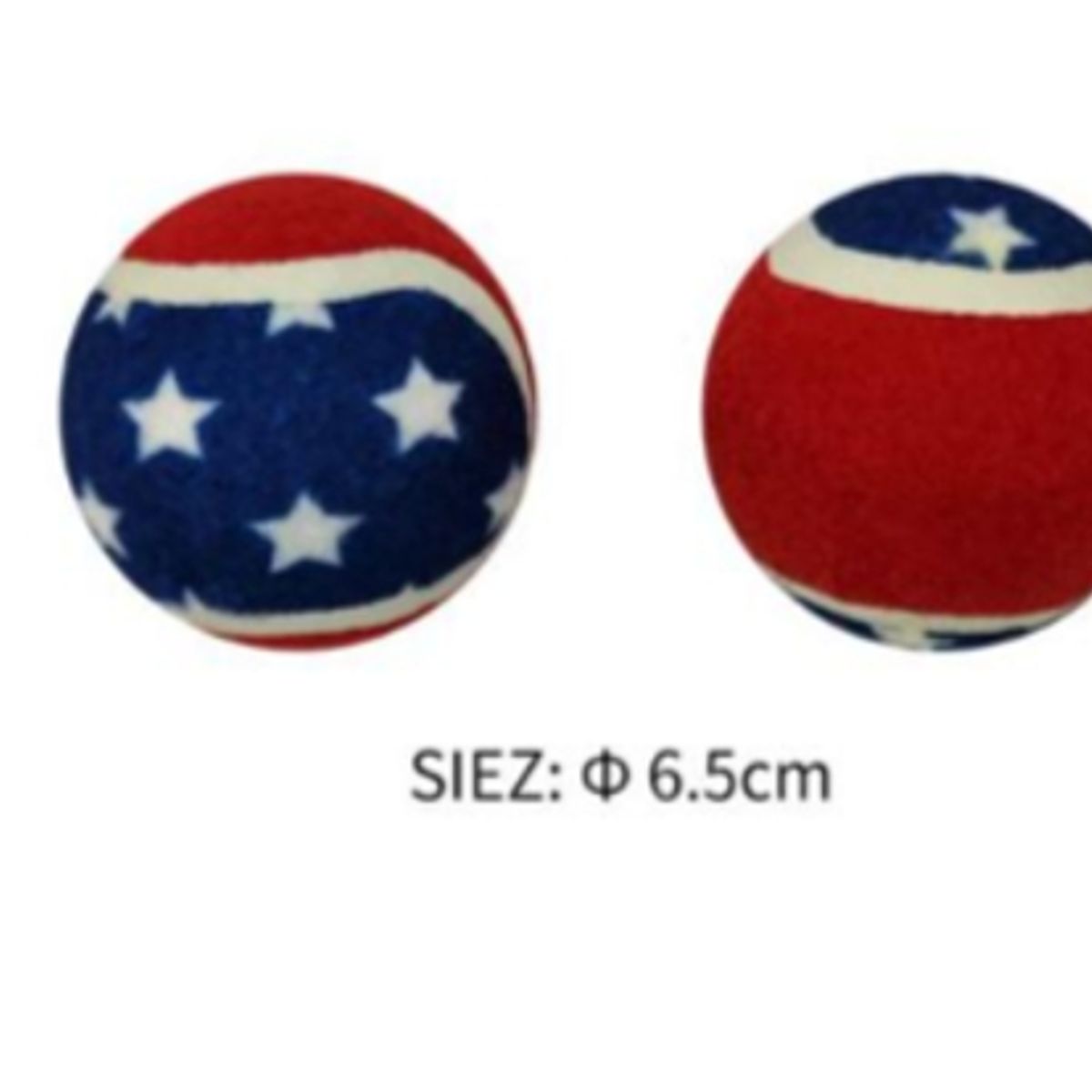GENERICO - Pelota Juguete Para Perros Roja  6cm
