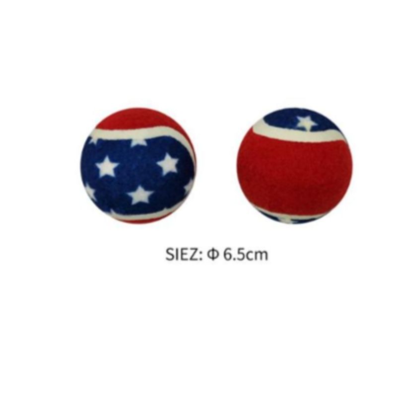 GENERICO - Pelota Juguete Para Perros Roja  6cm