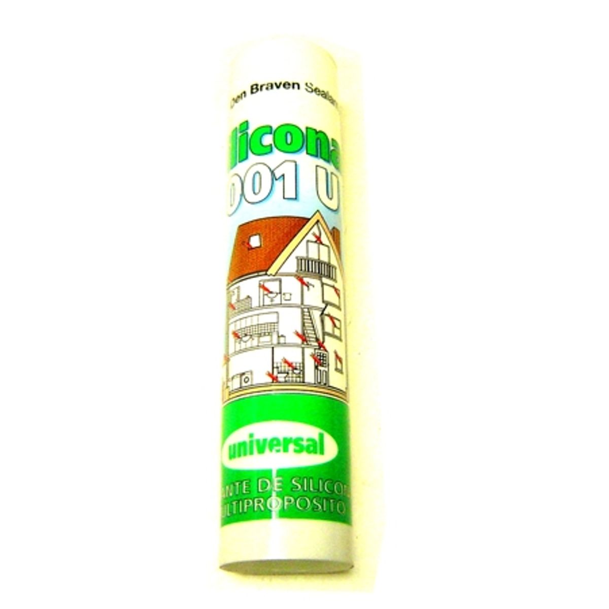 GENERICO - SILICONA PPISTOLA CFUGICIDA ALUMINIOGRIS