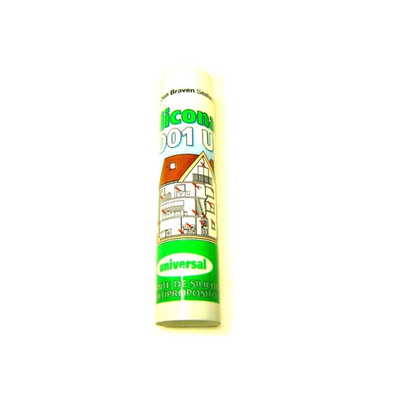 GENERICO - SILICONA PPISTOLA CFUGICIDA ALUMINIOGRIS