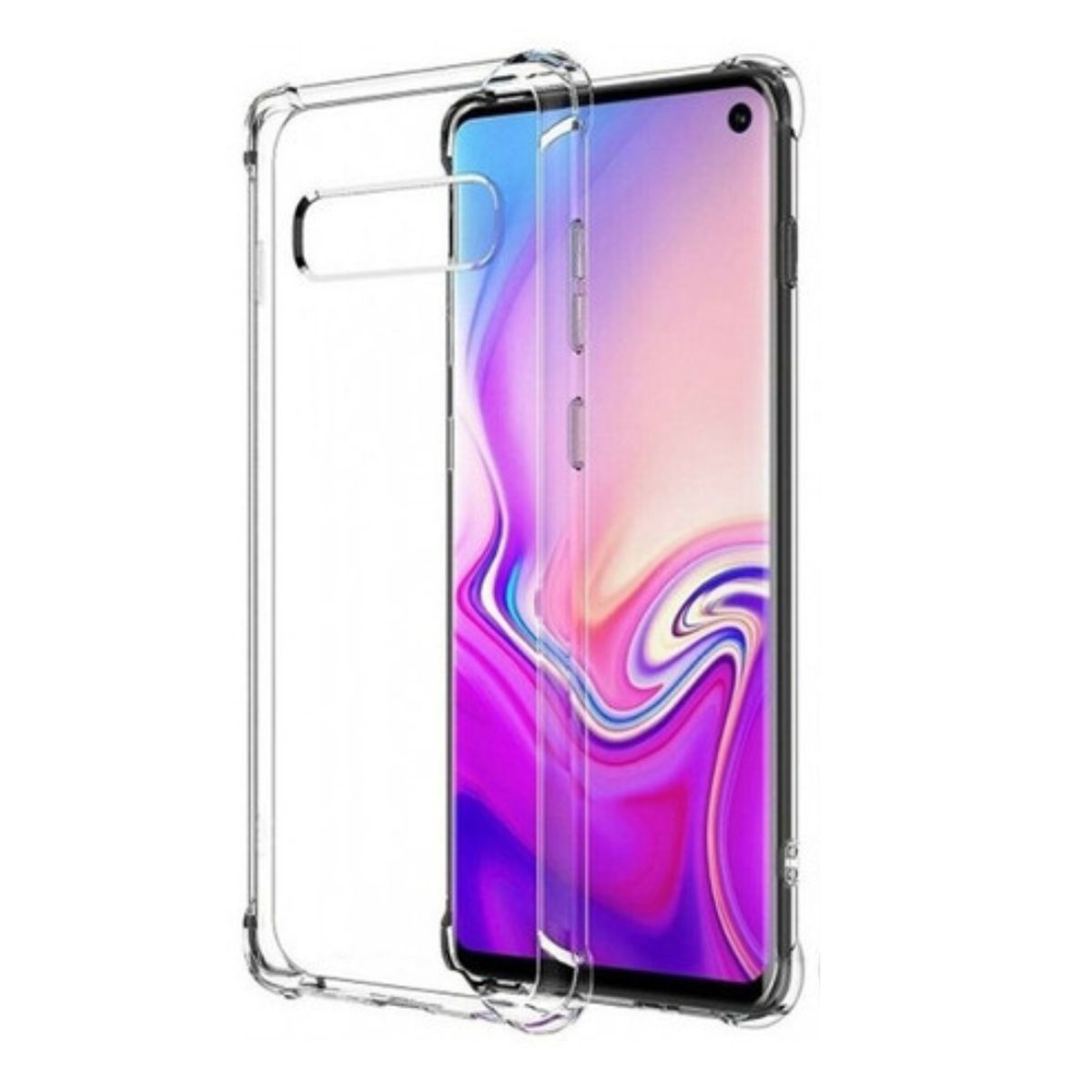 GENERICO - Carcasa Para Samsung S10 Plus Transparente Reforzada