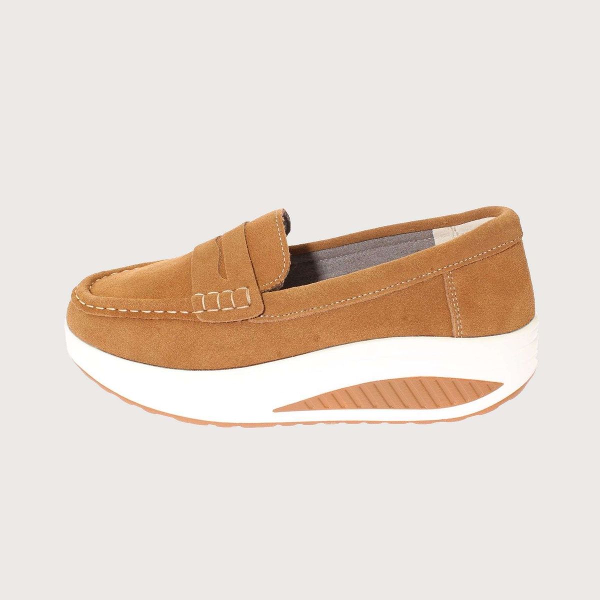 VIA FRANCA - Mocasín confort Para Mujer Color Marrón