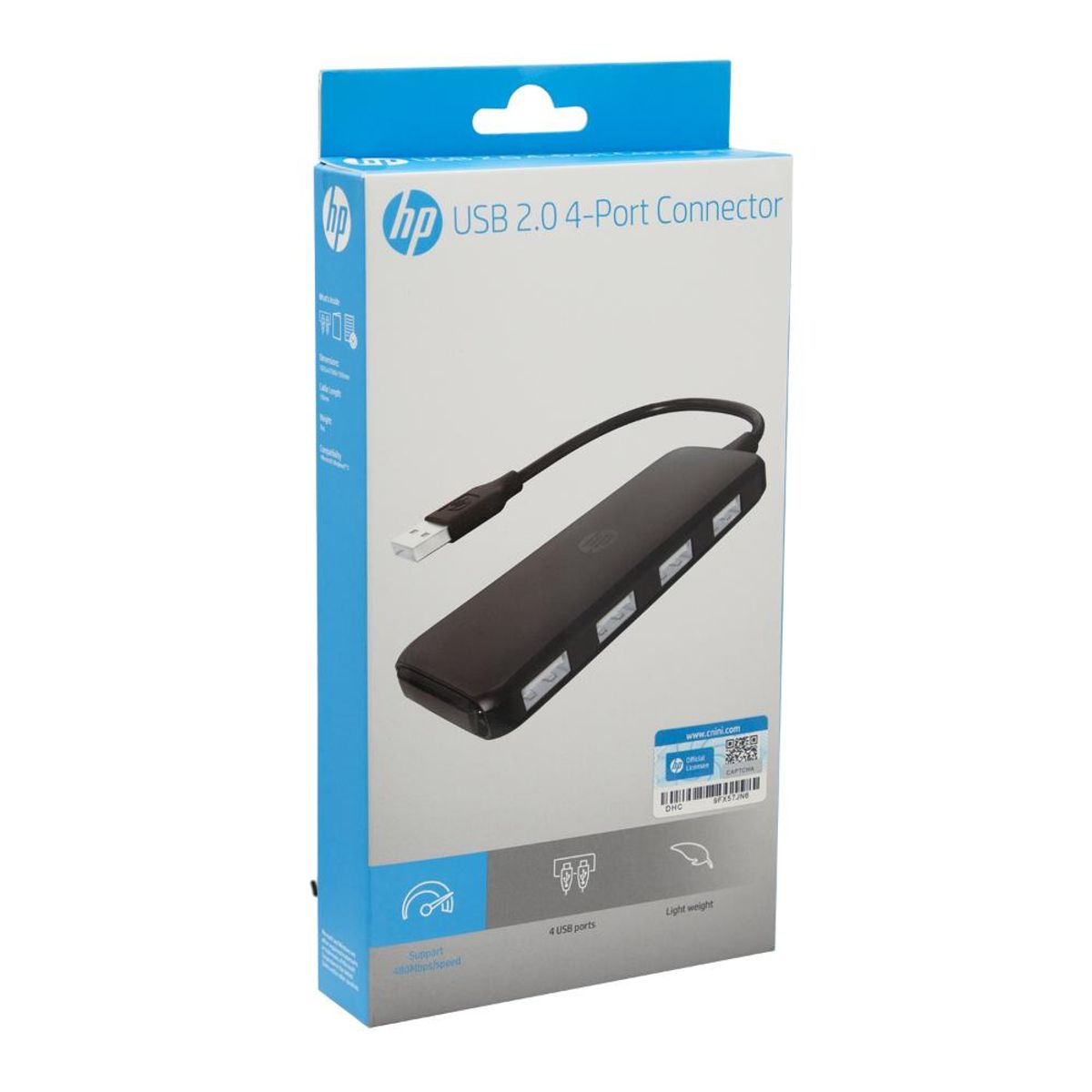 HP - Adaptador Hub Usb 2,0- 4 Puertos Dhc-ct110c