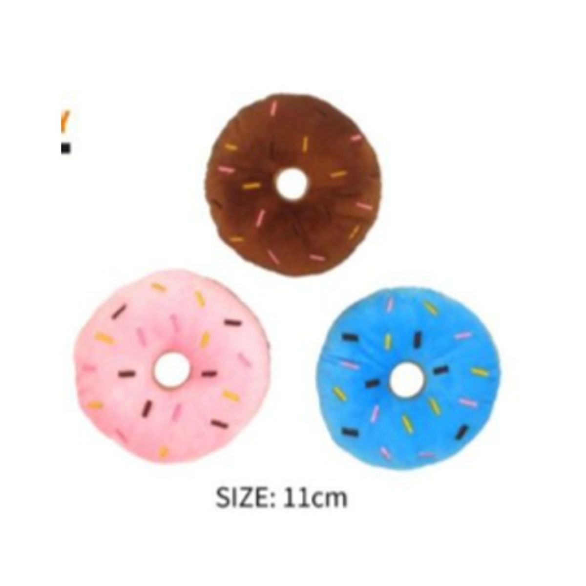 GENERICO - Juguete Para Perros Colores Surtidos Diseño Dona 11cm