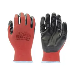 RESISTOR - 12 PARES DE GUANTES FLEX 55 PALMA NITRILO TALLA 9