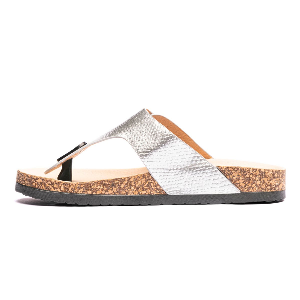 CHINITOWN - Sandalia Mujer Plateado Angela Chinitown