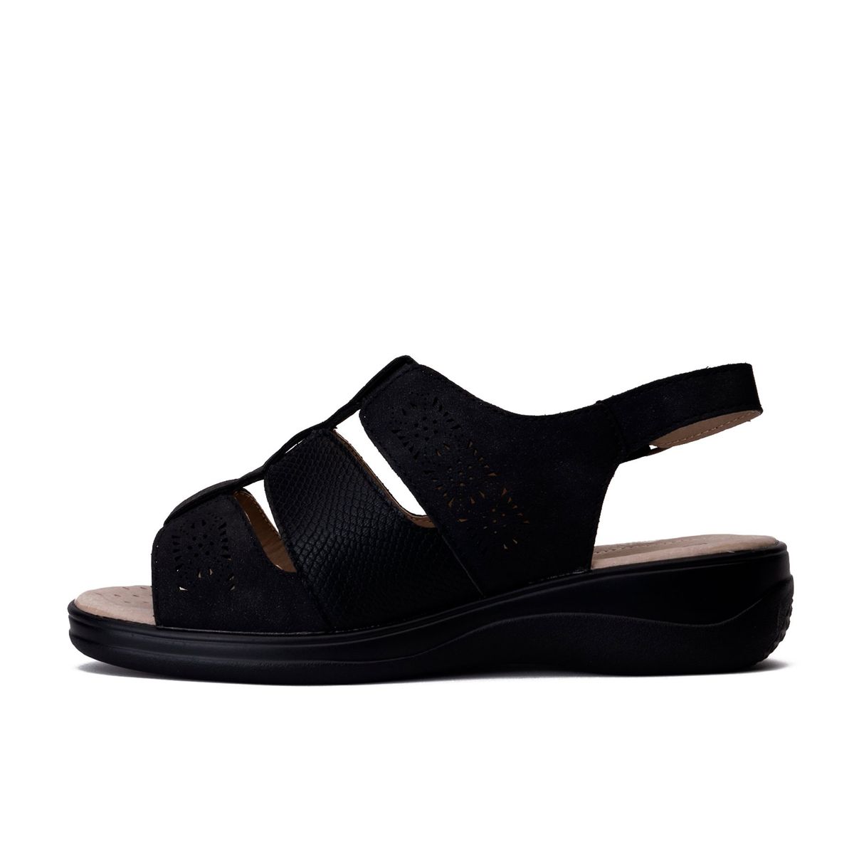 CHINITOWN - Sandalia Mujer Negro Kristel Chinitown