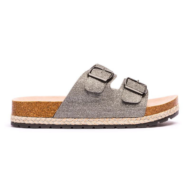 CHINITOWN - Sandalia Mujer Gris Neus Chinitown