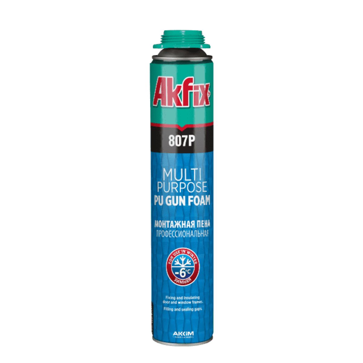 AKFIX - Espuma Poliuretano 807p Invierno -6°c Akfix 750ml