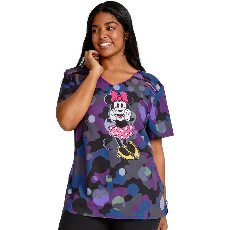 TOONIFORMS - TOP CLÍNICO ESTAMPADO MUJER TOONIFORMS DISNEY TF629 MNDM