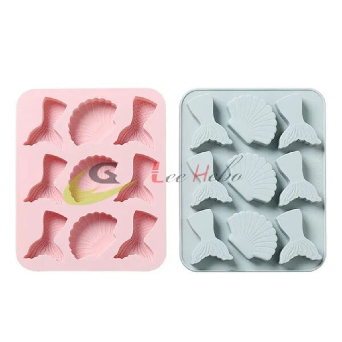 GENERICO - Molde SIilicona Para Chocolate Forma Mini Colas De Sirena