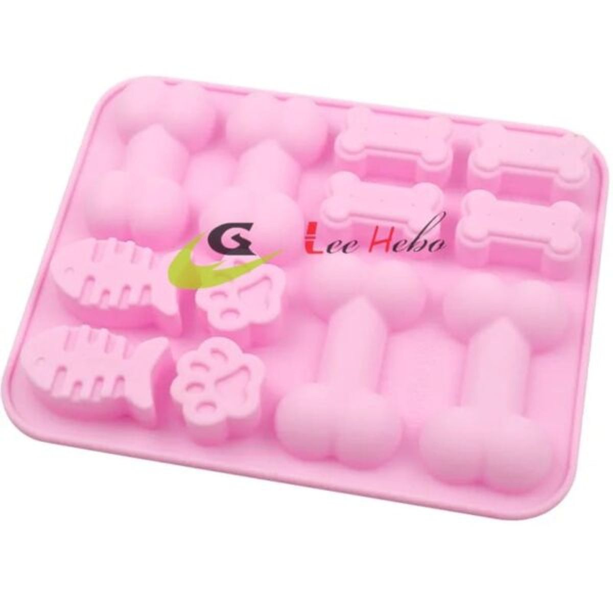 GENERICO - Molde SIilicona Para Chocolate Forma Huesos De Perro