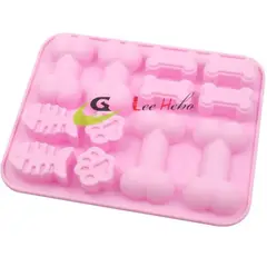 GENERICO - Molde SIilicona Para Chocolate Forma Huesos De Perro