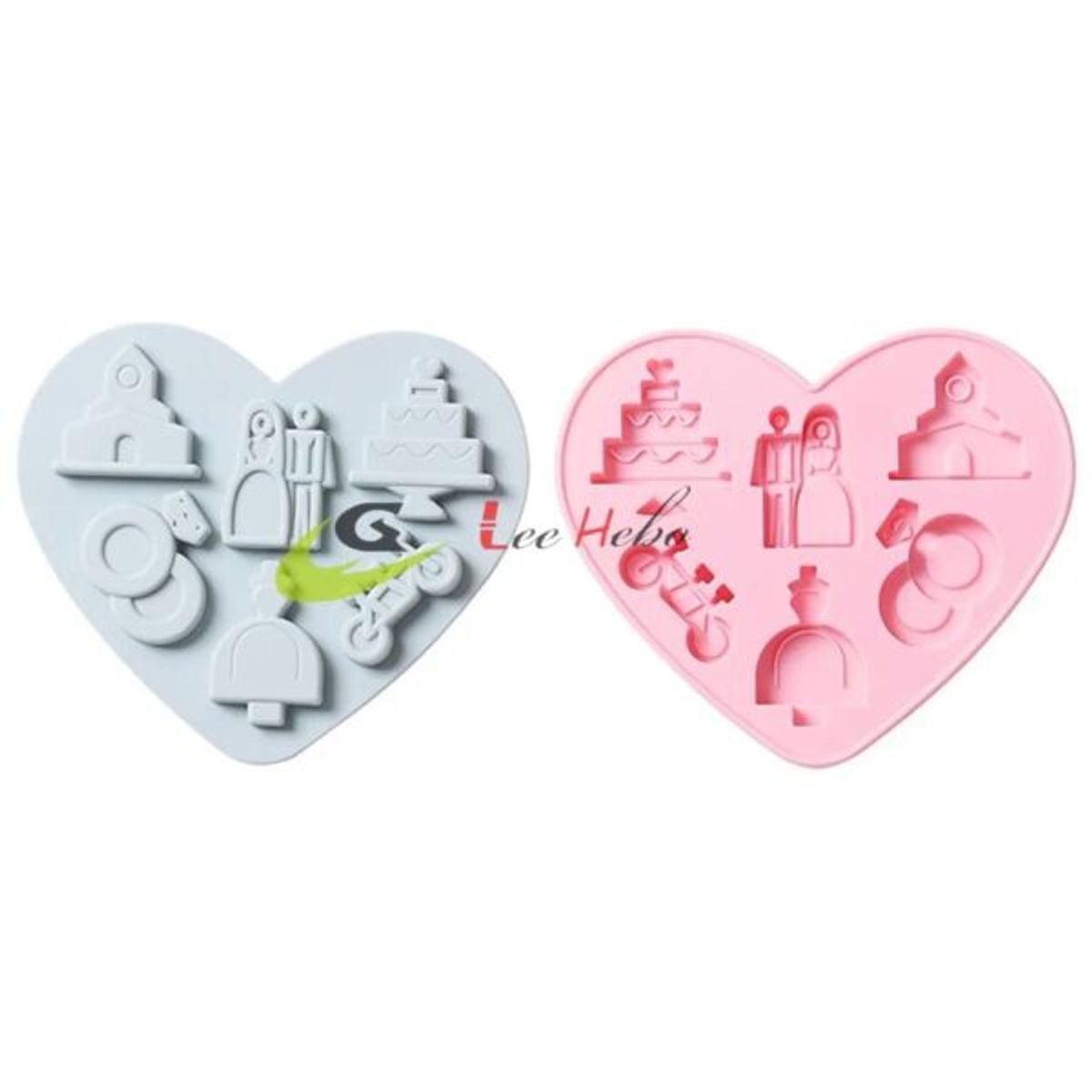 GENERICO - Molde Silicona Para Chocolate Forma Tortas-Casas.