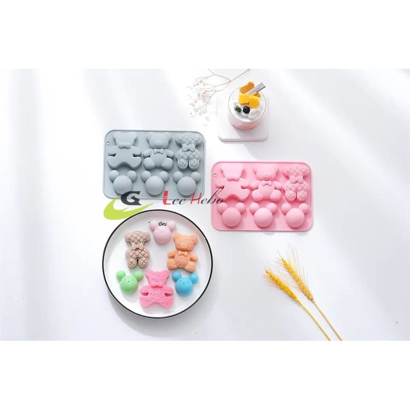 GENERICO - Molde Silicona Para Chocolate Forma Mini Osos