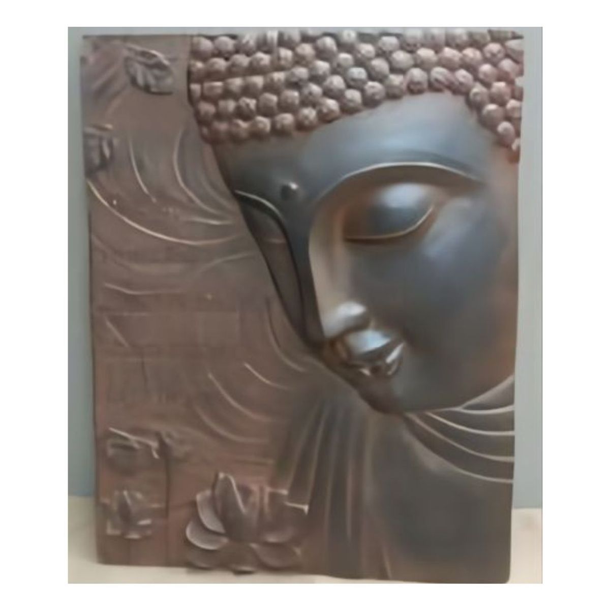 GENERICO - Estatua De Pared Buda Marrón 57 cm