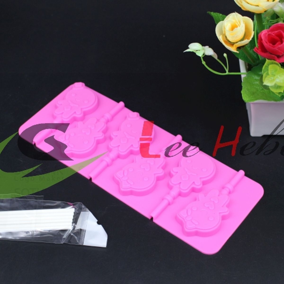 GENERICO - Molde Silicona Para Chocolate Forma Mini Muñeca Galleta.