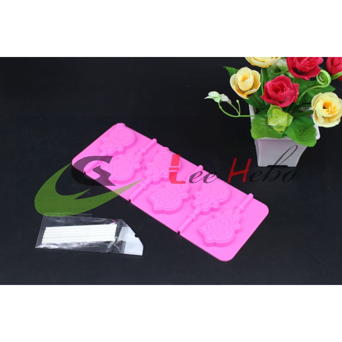 GENERICO - Molde Silicona Para Chocolate Forma Mini Muñeca Galleta.