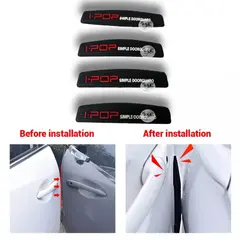 GENERICO - X4 Topes Protectores de Puerta Topes Goma Auto Tunning 0901