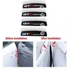 GENERICO - X4 Topes Protectores de Puerta Topes Goma Auto Tunning 0898