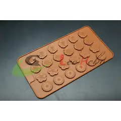 GENERICO - Molde Silicona Para Chocolate Forma Flores