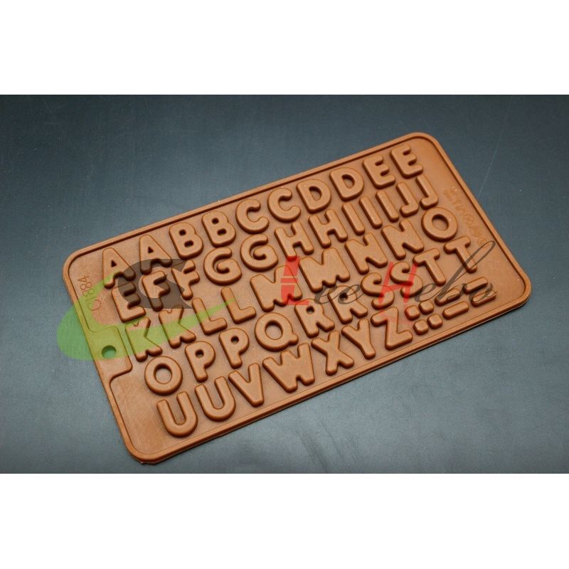 GENERICO - Molde Silicona Para Chocolate Forma Abecedario-Signos