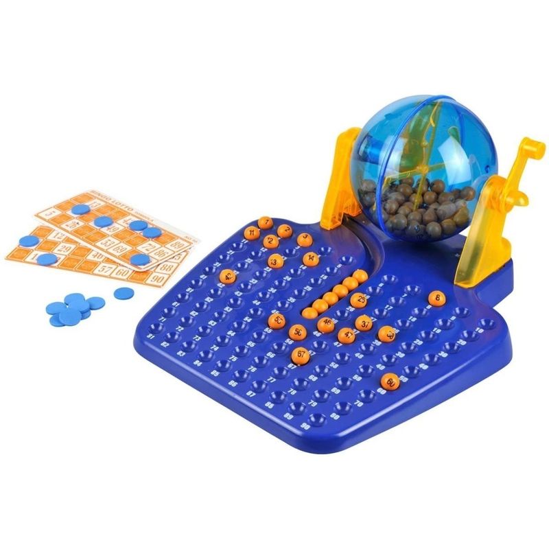 GENERICO - Juego De Mesa Tómbola Bingo Loto 90 Números 24 Cartones
