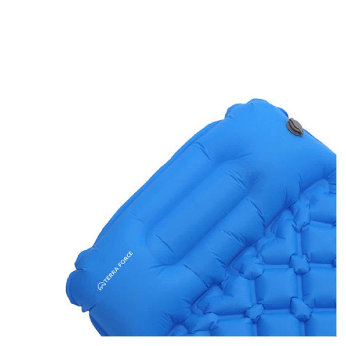 TERRA FORCE - MAT CAMPING CON INFLADOR INTEGRADO AZUL