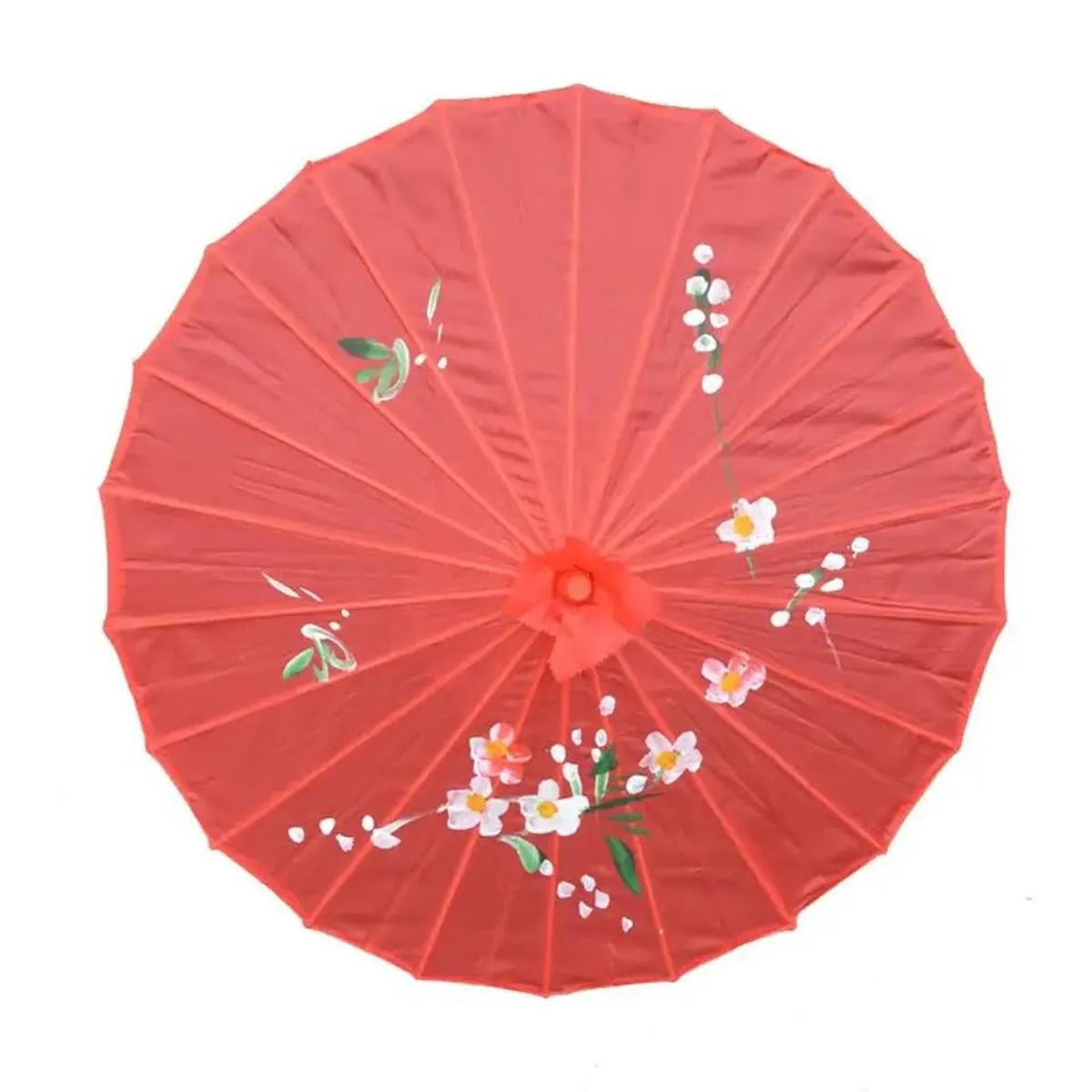 GENERICO - Sombrilla Paragua China Sol Verano Plegable Rojo