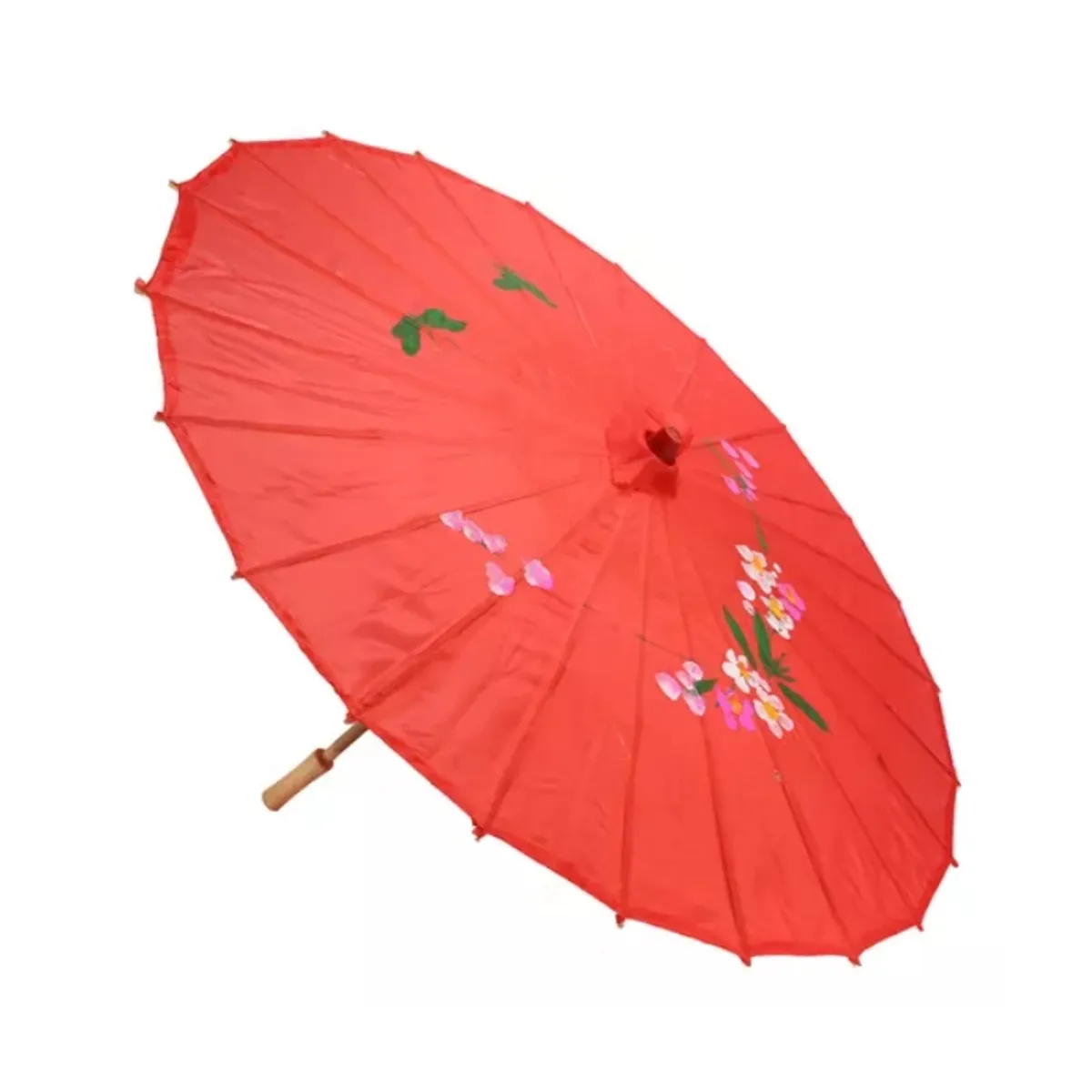 GENERICO - Sombrilla Paragua China Sol Verano Plegable Rojo