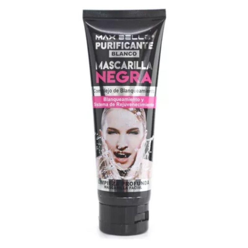 MAX BELLE - Mascarilla Facial Negra Purificante Max Belle 130ml