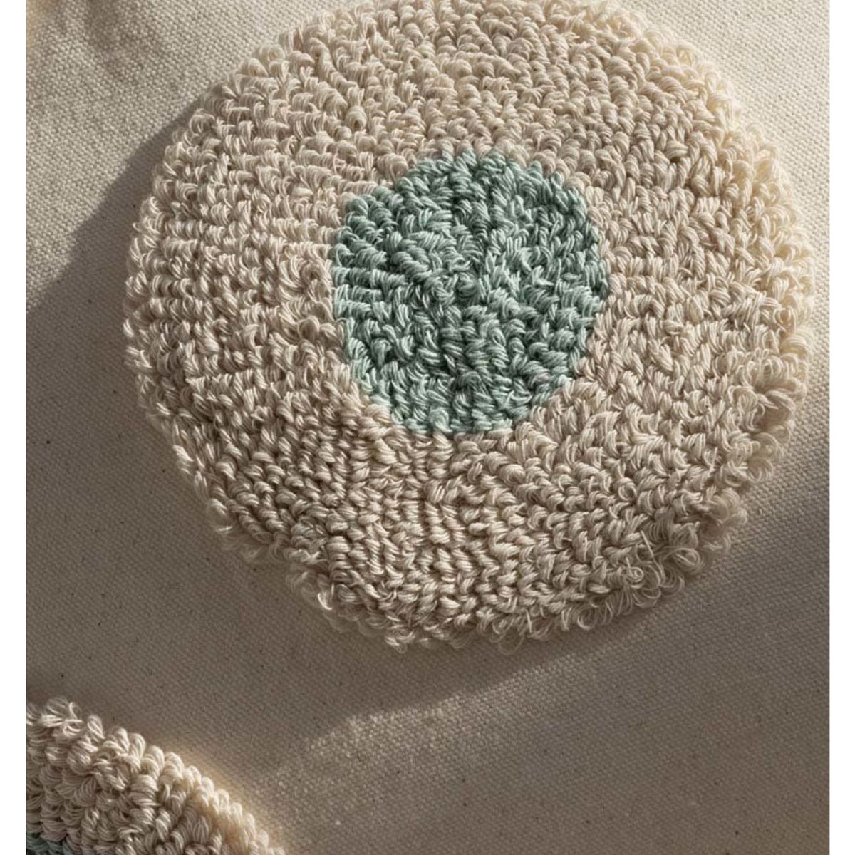 COMPRAPO - Set X 2 Fundas Cojín Boho Naturals Aqua 50x30 cm