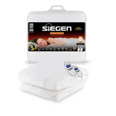SIEGEN - Calienta Cama Sg-5351 2 Plazas (150 X 140 Cms) Color Blanco