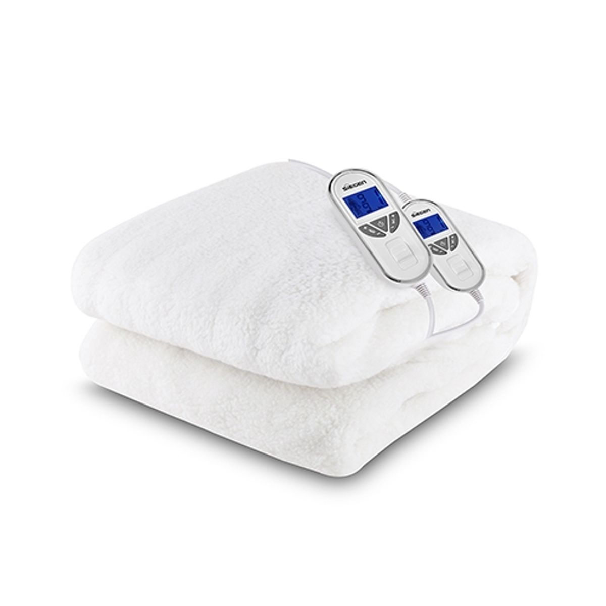 SIEGEN - Calienta Cama Siegen Sg-5351 2 Plazas (150 X 140 Cms) Color Blanco