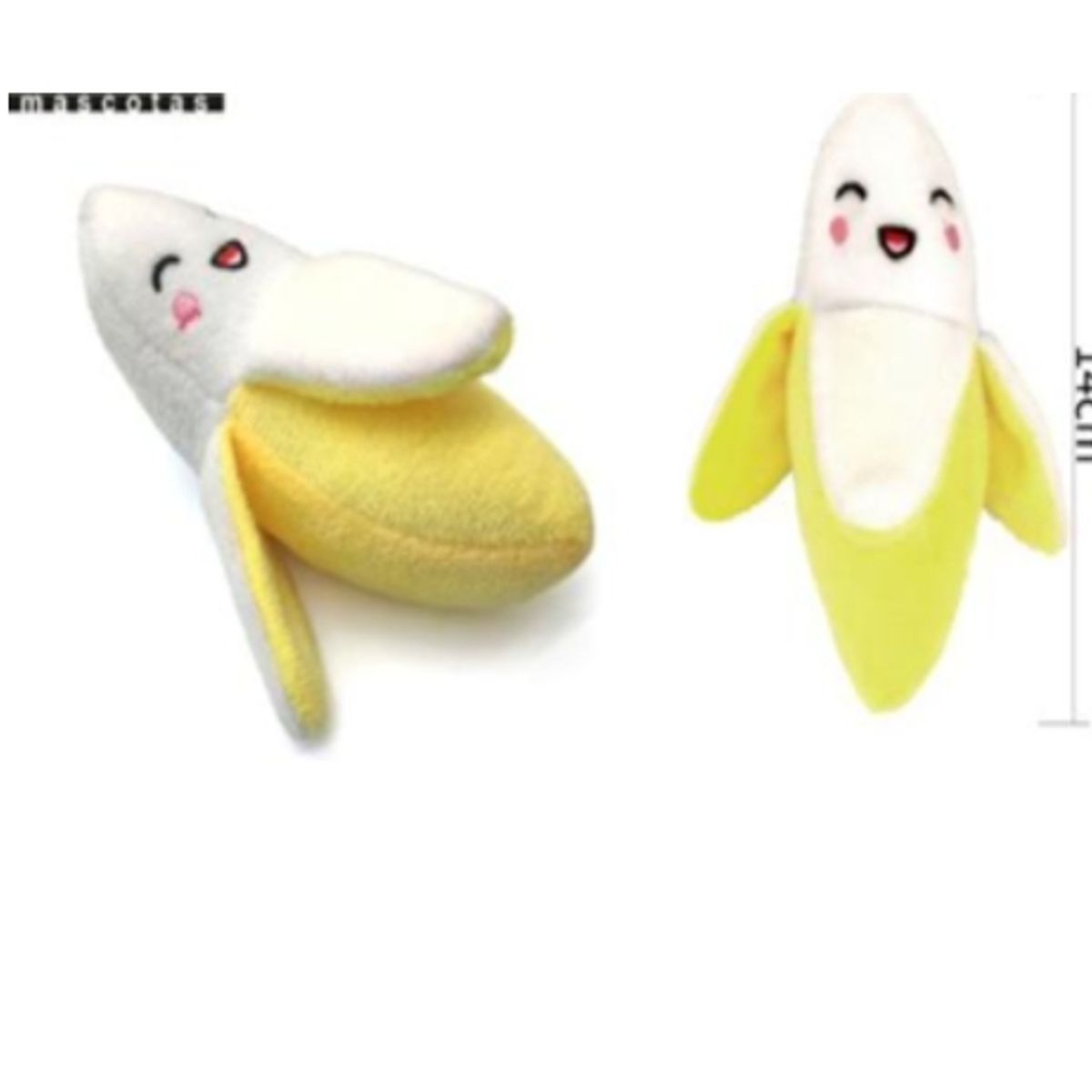 GENERICO - Juguete Para Perros Color Amarillo Diseño Banana 14cm