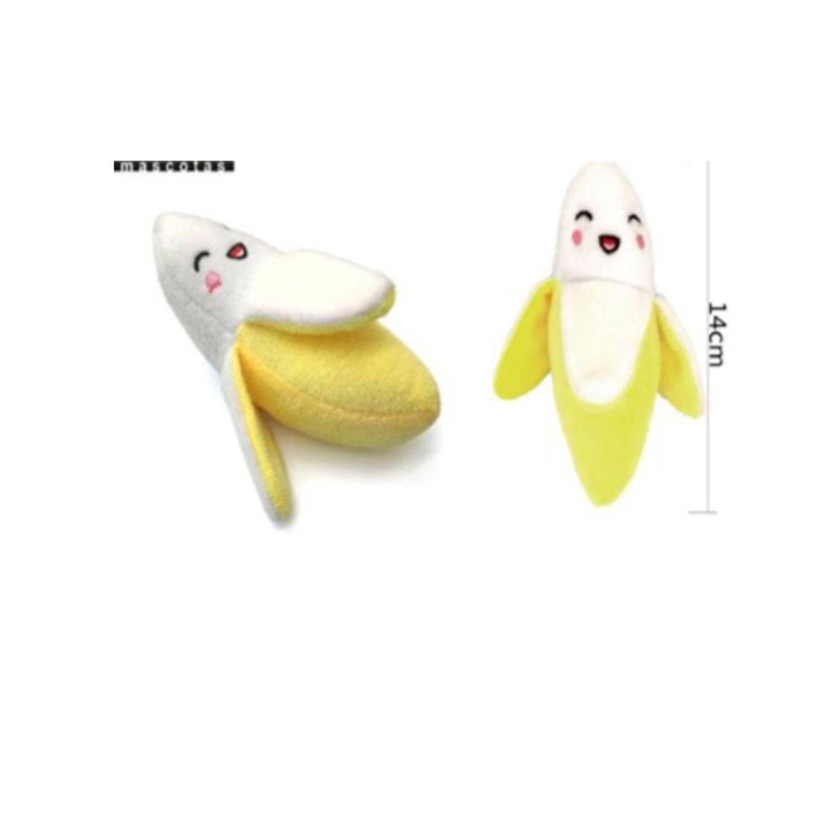 GENERICO - Juguete Para Perros Color Amarillo Diseño Banana 14cm