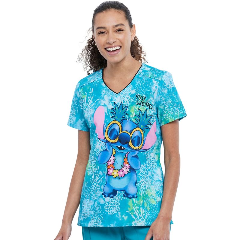 TOONIFORMS - TOP CLÍNICO ESTAMPADO MUJER TOONIFORMS DISNEY TF690 LHYW