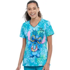 TOONIFORMS - TOP CLÍNICO ESTAMPADO MUJER DISNEY TF690 LHYW