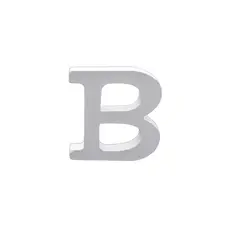 GENERICO - Letra B De Madera De 11cm