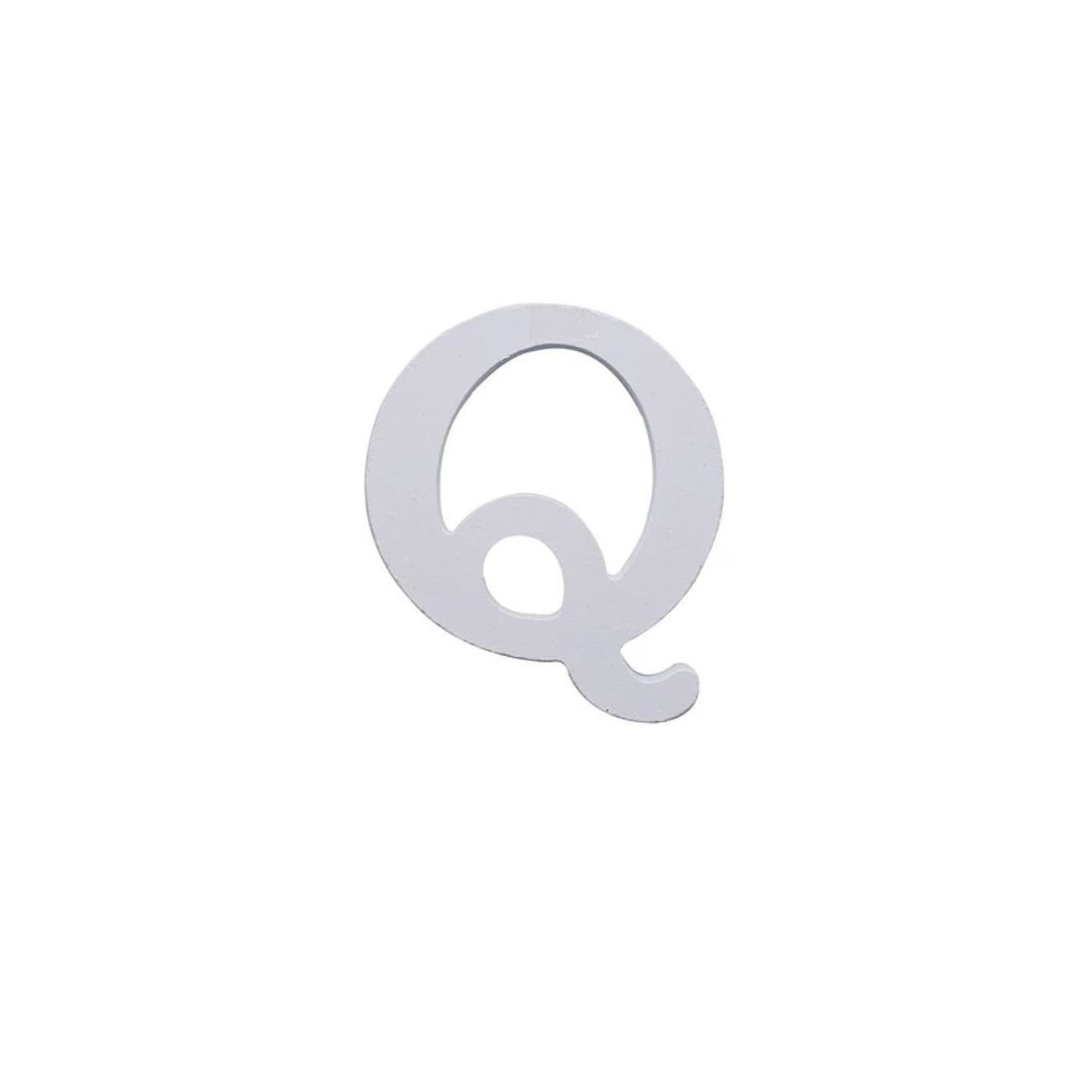 GENERICO - Letra Q De Madera De 11cm