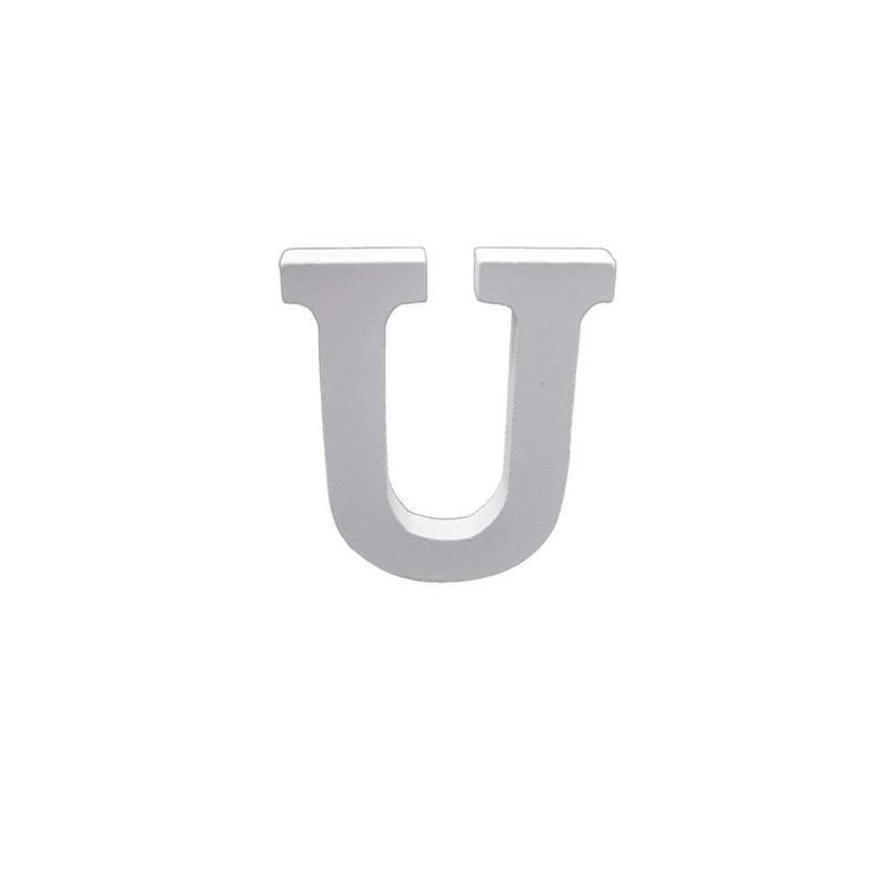 GENERICO - Letra U De Madera De 11cm